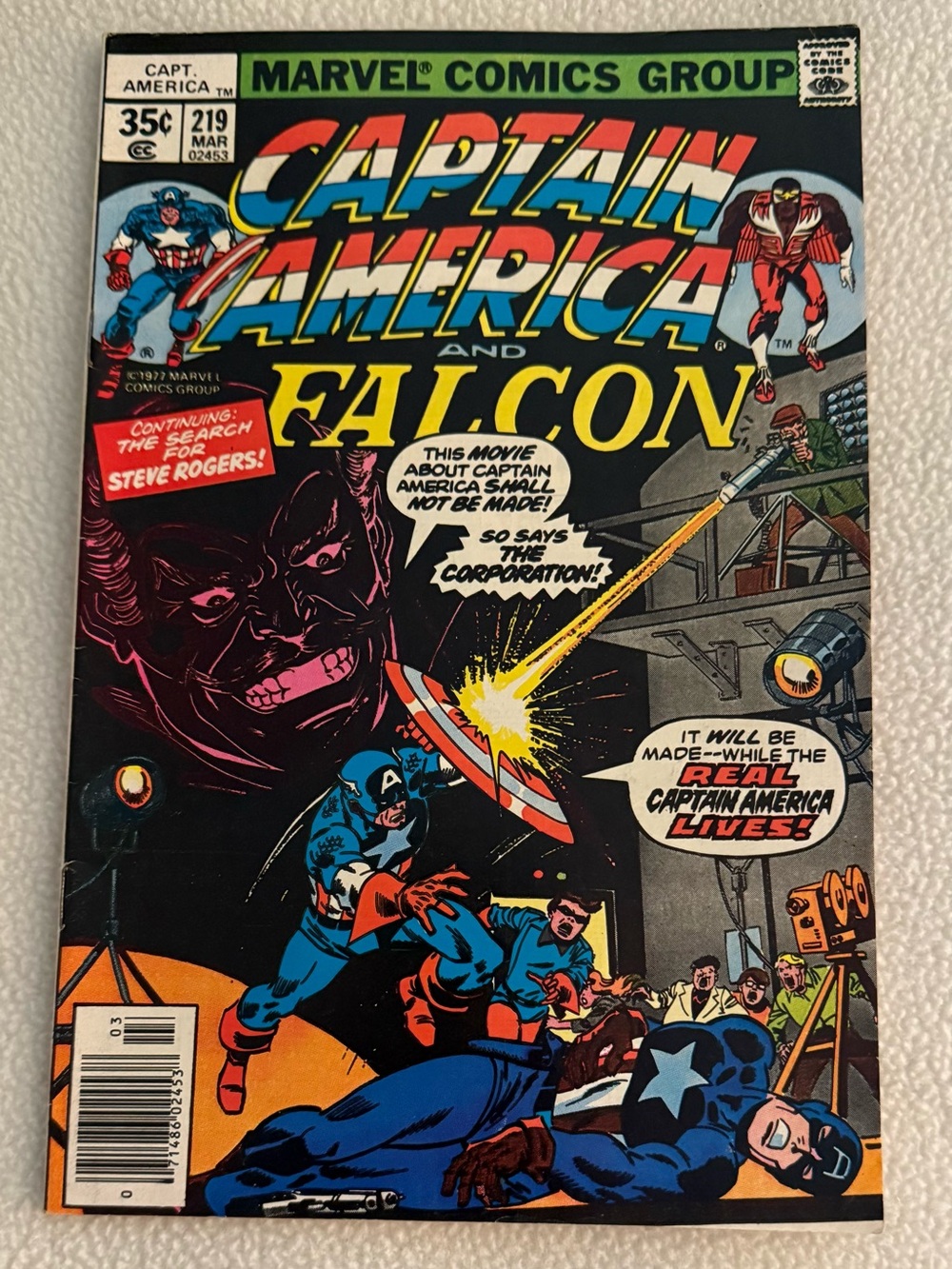 Captain America and the Falcon #219 (1978) – Marvel Bronze Age  Sal Buscema Art